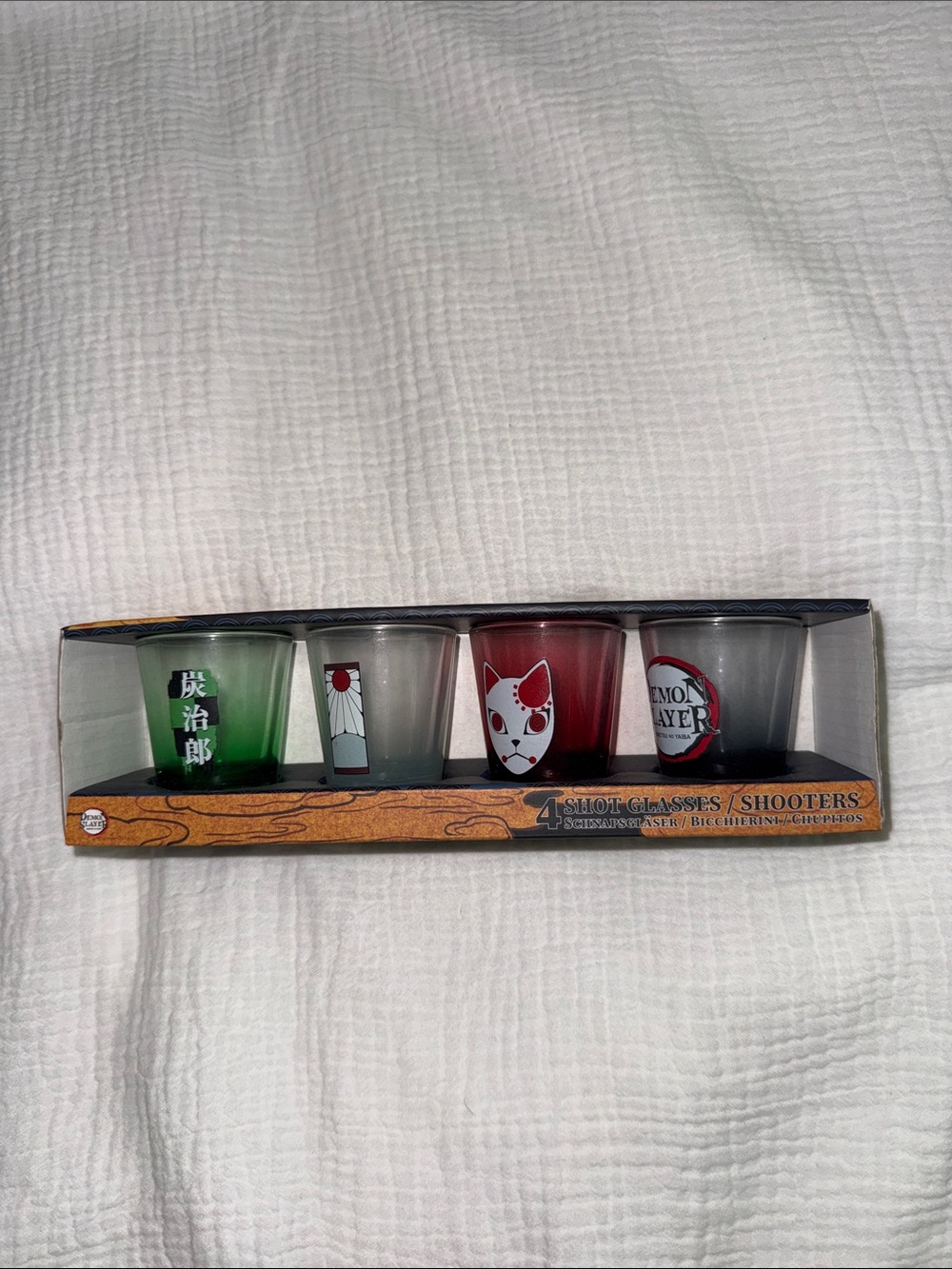 Demon Slayer 4-Piece Shot Glass Set